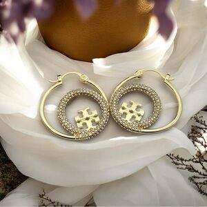 Tory Burch Miller Hoop Earrings